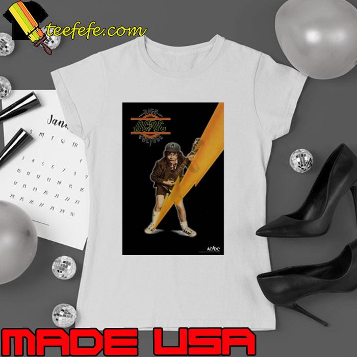 AC DC High Voltage Angus Young With Lightning shirt AC DC High Voltage Angus Young With Lightning shirt