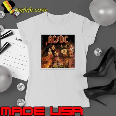 AC DC Highway To Hell With Logo And Band shirt