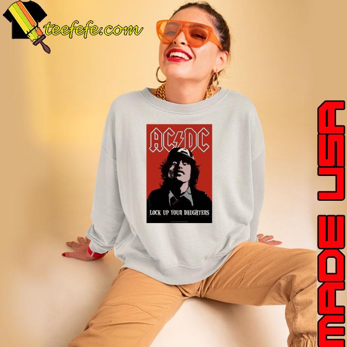 AC DC Logo Angus Young Lock Up Your Daughters s Sweatshirt AC DC Logo Angus Young Lock Up Your Daughters s Sweatshirt