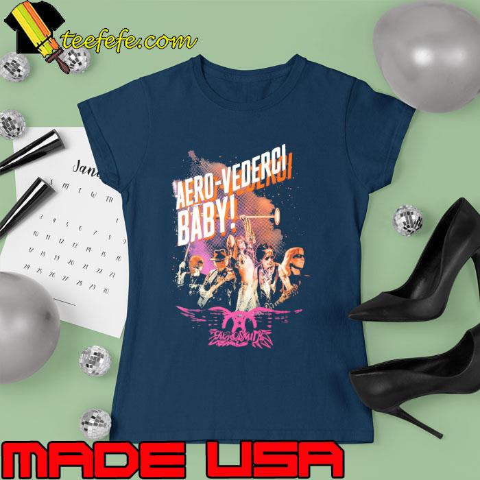 Aerosmith Aero Verderci Baby Shirt Ladies tee Aerosmith Aero Verderci Baby Shirt Ladies tee