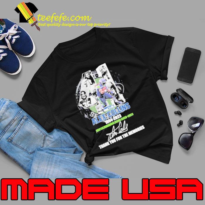 Alex Collins 1994 2023 Seattle Seahawks 2016 2020 – 2021 Thank You For The Memories Shirt Unisex Alex Collins 1994 2023 Seattle Seahawks 2016 2020 – 2021 Thank You For The Memories Shirt Unisex