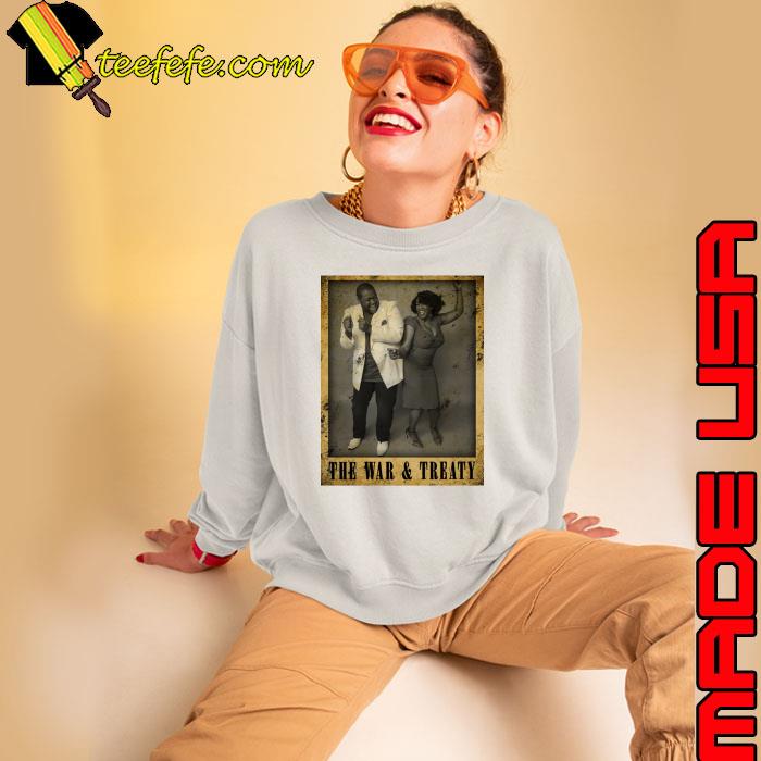An American husband and wife The War and Treaty Poster T-Shirt