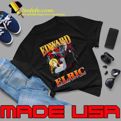 Anime Edward Elric fictional character and the titular protagonist T-Shirt