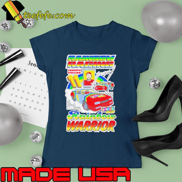 Awesome rainbow Racing Rainbow Warrior Joseph Chiliak s Ladies tee Awesome rainbow Racing Rainbow Warrior Joseph Chiliak s Ladies tee