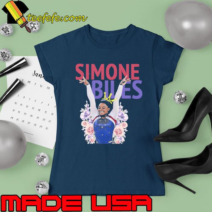 Awesome simone Biles an American artistic gymnast flower s Ladies tee Awesome simone Biles an American artistic gymnast flower s Ladies tee