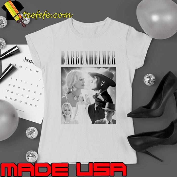 Barbenheimer Barbie x Oppenheimer 2023 T-Shirt Ladies tee Barbenheimer Barbie x Oppenheimer 2023 T-Shirt Ladies tee