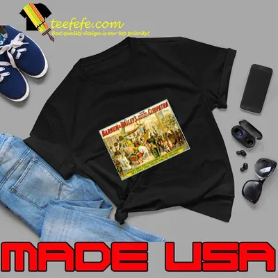 Barnum and Baily New Superb Spegtagle Cleopatra Circus Vintage Extravaganza T-Shirt