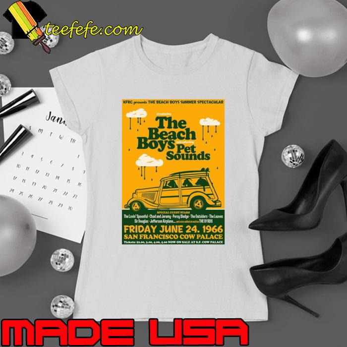Beach boys concert summber spectacular san francisco cow palace T-Shirt Ladies tee Beach boys concert summber spectacular san francisco cow palace T-Shirt Ladies tee