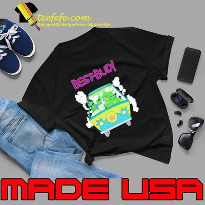 Best bub hippie car smoker alien family and friends shirt