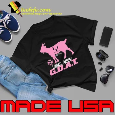 Best lionel Messi Goat Inter Miami football shirt