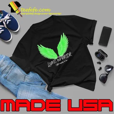 Best lyme warrior i fight everyday love wings shirt