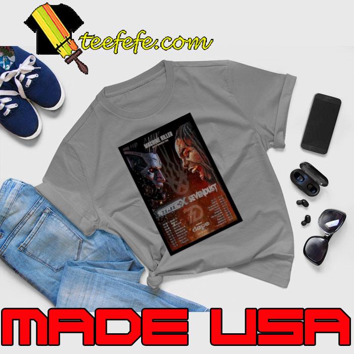 Best Static X and sevendust machine killer north American tour 2023 photo poster s Unisex Best Static X and sevendust machine killer north American tour 2023 photo poster s Unisex