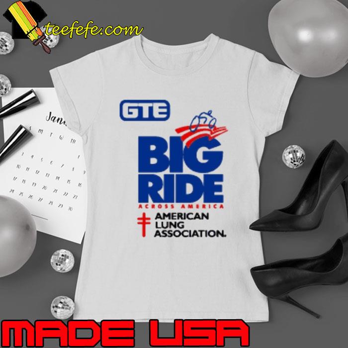 Big ride across america american lung association shirt