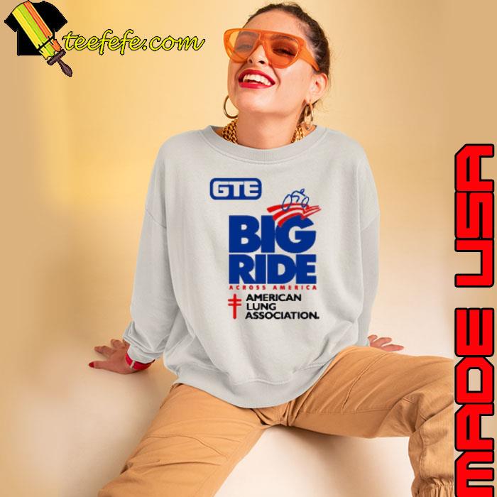 Big ride across america american lung association s Sweatshirt Big ride across america american lung association s Sweatshirt