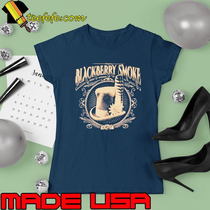 Blackberry Smoke Top Hat 2015 Eu Tour Shirt Ladies tee Blackberry Smoke Top Hat 2015 Eu Tour Shirt Ladies tee
