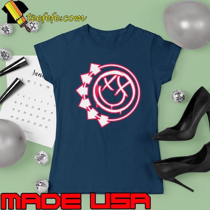 Blink 182 Six Arrow Smile Shirt Ladies tee Blink 182 Six Arrow Smile Shirt Ladies tee