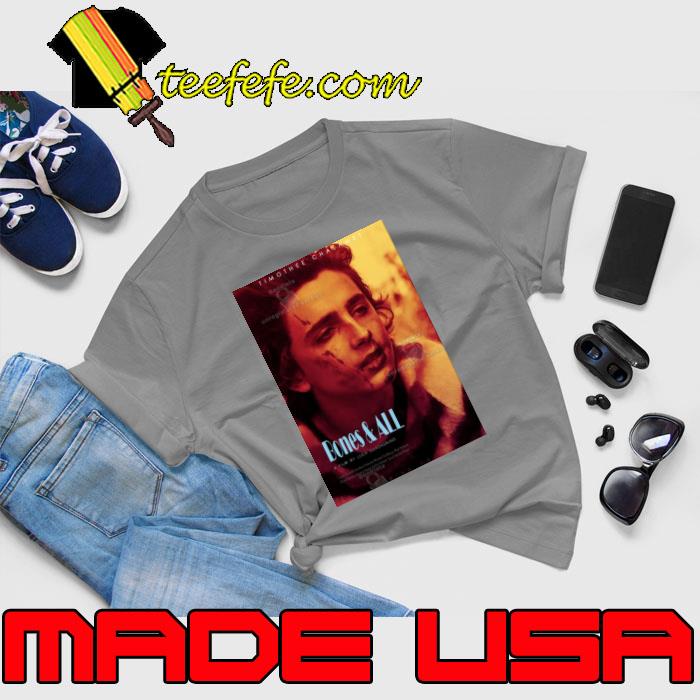 Bones And All 2022 Horror Film Timothee Chalamet Shirt (watermarked) Unisex Bones And All 2022 Horror Film Timothee Chalamet Shirt (watermarked) Unisex