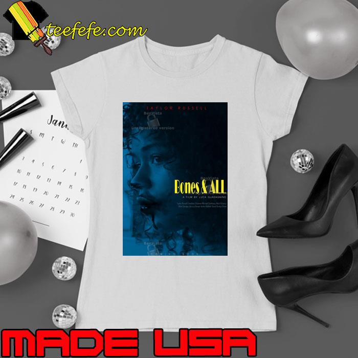Bones And All Film Poster Shirt Ladies tee Bones And All Film Poster Shirt Ladies tee
