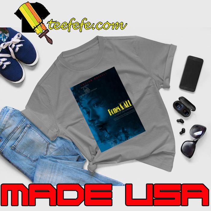 Bones And All Film Poster Shirt Unisex Bones And All Film Poster Shirt Unisex