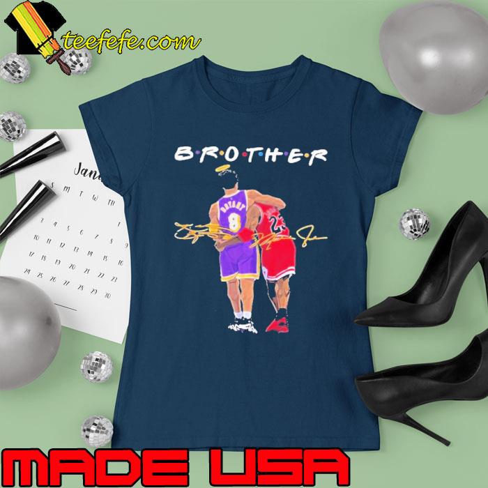 Brother Michael Jordan Vs Kobe Bryant Basketball Signature Shirt Ladies tee Brother Michael Jordan Vs Kobe Bryant Basketball Signature Shirt Ladies tee