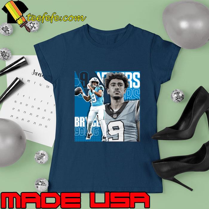 Bryce Young American football quarterback for the Carolina Panthers T-Shirt Ladies tee Bryce Young American football quarterback for the Carolina Panthers T-Shirt Ladies tee