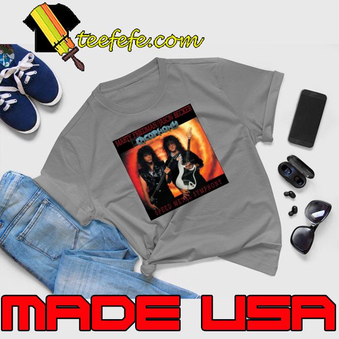 Cacophony Speed Metal Symphony Marty Firedman Jason Becker Shirt (watermarked) Unisex Cacophony Speed Metal Symphony Marty Firedman Jason Becker Shirt (watermarked) Unisex
