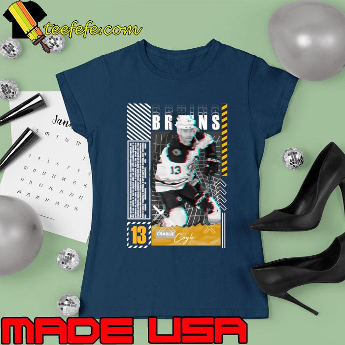 Charlie Coyle an American professional ice hockey Bruins T-Shirt Ladies tee Charlie Coyle an American professional ice hockey Bruins T-Shirt Ladies tee