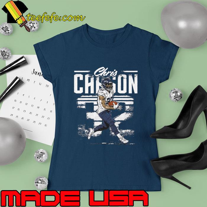 Chris Carson former American football running back Seattle Retro T-Shirt Ladies tee Chris Carson former American football running back Seattle Retro T-Shirt Ladies tee