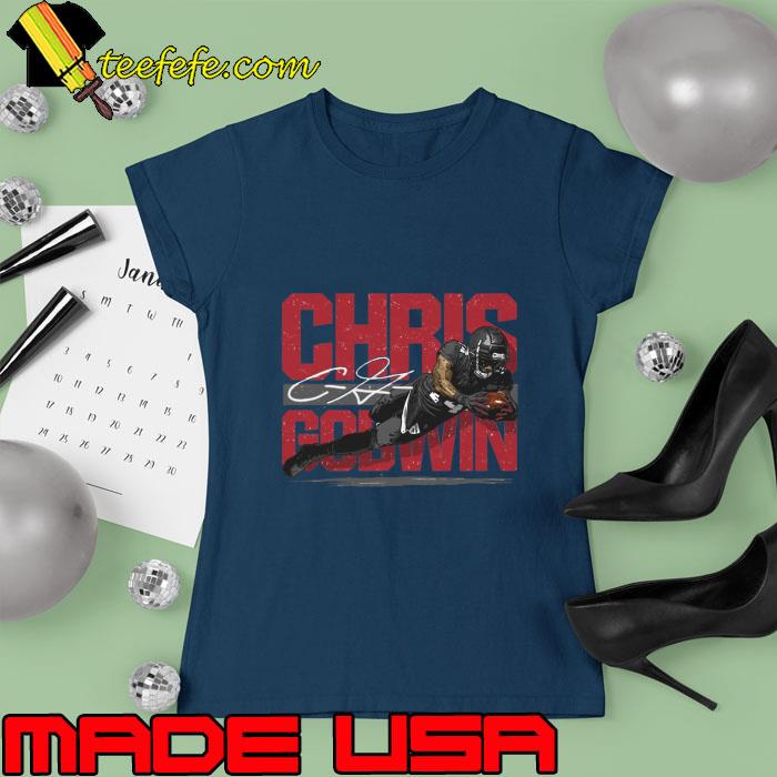 Chris Godwin American football wide receiver signature Tamba Bay T-Shirt Ladies tee Chris Godwin American football wide receiver signature Tamba Bay T-Shirt Ladies tee