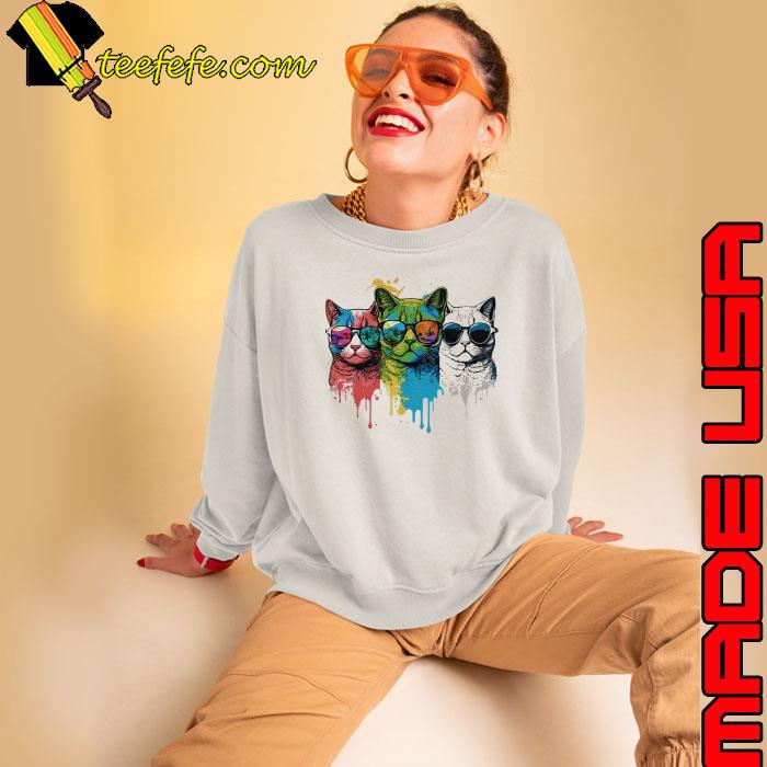 Cool Cats Color Shirt Sweatshirt Cool Cats Color Shirt Sweatshirt