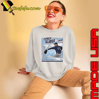 Corey Kluber Signature Baseball Player in the Tampa Bay Comic T-Shirt