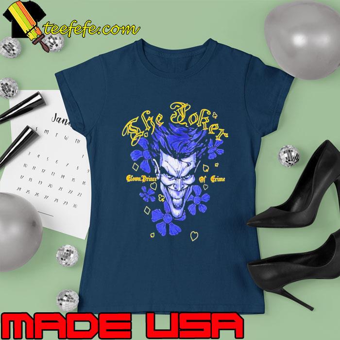 Dc Comics Batman Joker Couture Wash Shirt Ladies tee Dc Comics Batman Joker Couture Wash Shirt Ladies tee
