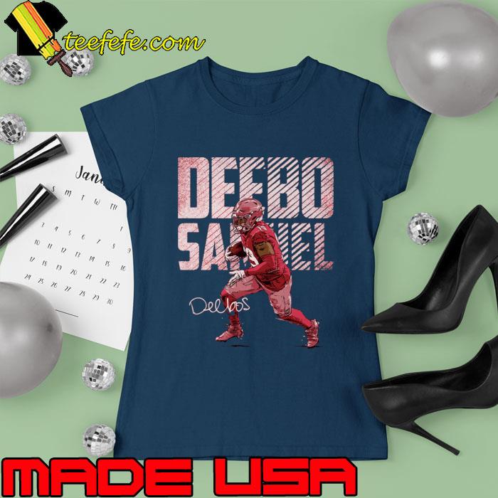 Deebo Samuel football wide receiver San Francisco Bold T-Shirt Ladies tee Deebo Samuel football wide receiver San Francisco Bold T-Shirt Ladies tee