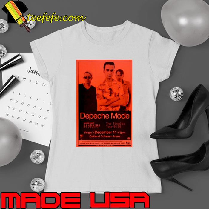 Depeche Mode Concert Oakland Coliseum Arena T-Shirt Ladies tee Depeche Mode Concert Oakland Coliseum Arena T-Shirt Ladies tee