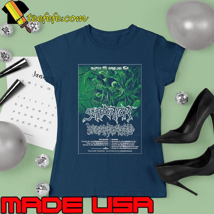 Despise the world 2015 tour poster T-Shirt Ladies tee Despise the world 2015 tour poster T-Shirt Ladies tee