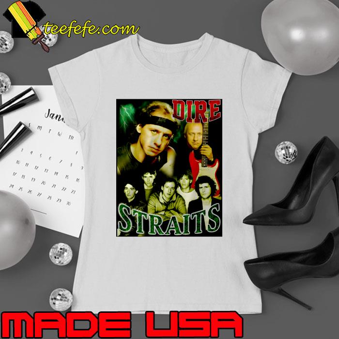 Dire Straits British rock band formed in London in 1977 T-Shirt Ladies tee Dire Straits British rock band formed in London in 1977 T-Shirt Ladies tee