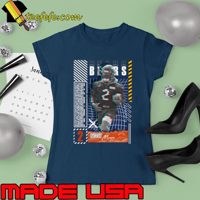 DJ Moore an American football wide receiver Bears T-Shirt Ladies tee DJ Moore an American football wide receiver Bears T-Shirt Ladies tee