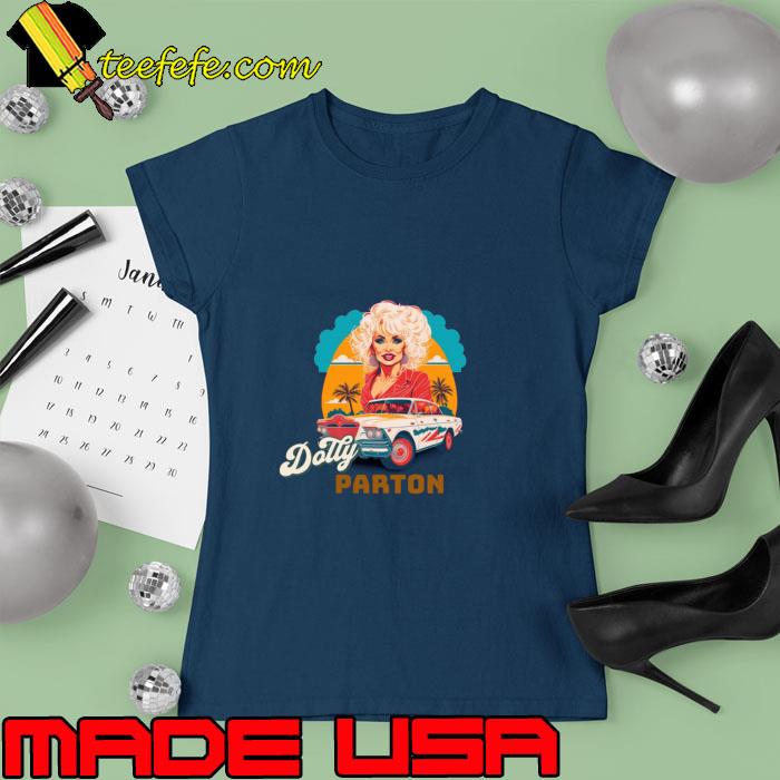 Dolly parton American singer-songwriter vintage palm tree T-Shirt Ladies tee Dolly parton American singer-songwriter vintage palm tree T-Shirt Ladies tee