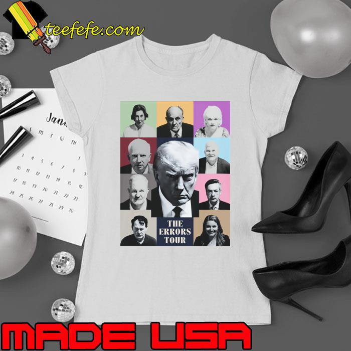 Donald Trump Mugshot The Eras Tour Parody Trump Never Surrender Mugshot Mug shot T-Shirt Ladies tee Donald Trump Mugshot The Eras Tour Parody Trump Never Surrender Mugshot Mug shot T-Shirt Ladies tee