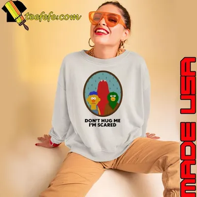 Don't Hug Me I'm Scared Characters Shirt