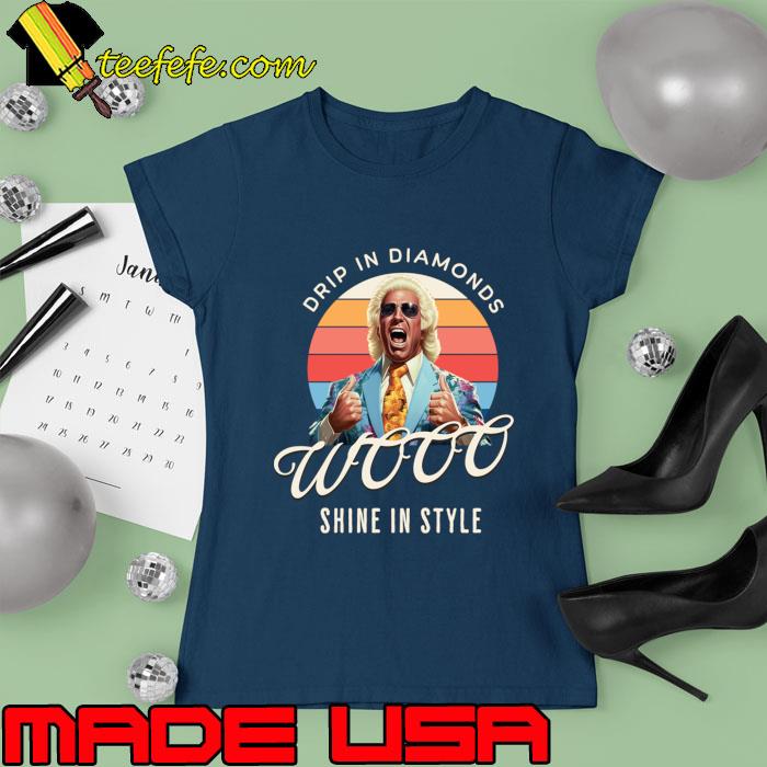 Drip In Diamonds Shine In Style Vintage T-Shirt Ladies tee Drip In Diamonds Shine In Style Vintage T-Shirt Ladies tee