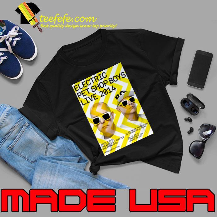 Electric Pet Shop Boys Live 2014 The Warfield Theater San Francisco concert flyer T-Shirt