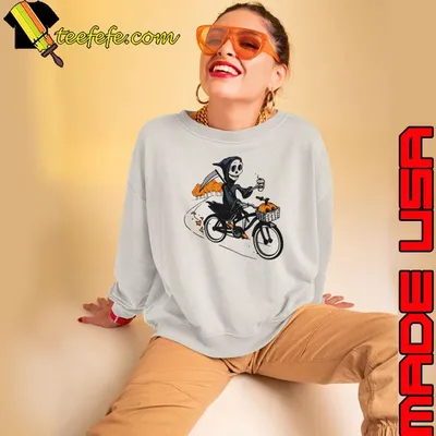 Fall Reaper Skull Cycling Shirt