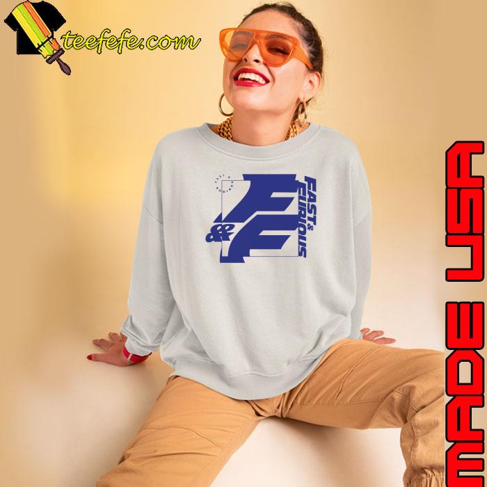 Fast And Furious F&F Logo Abstract Blue s Sweatshirt Fast And Furious F&F Logo Abstract Blue s Sweatshirt