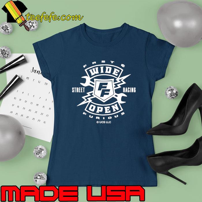 Fast And Furious Logo Wide Open White s Ladies tee Fast And Furious Logo Wide Open White s Ladies tee