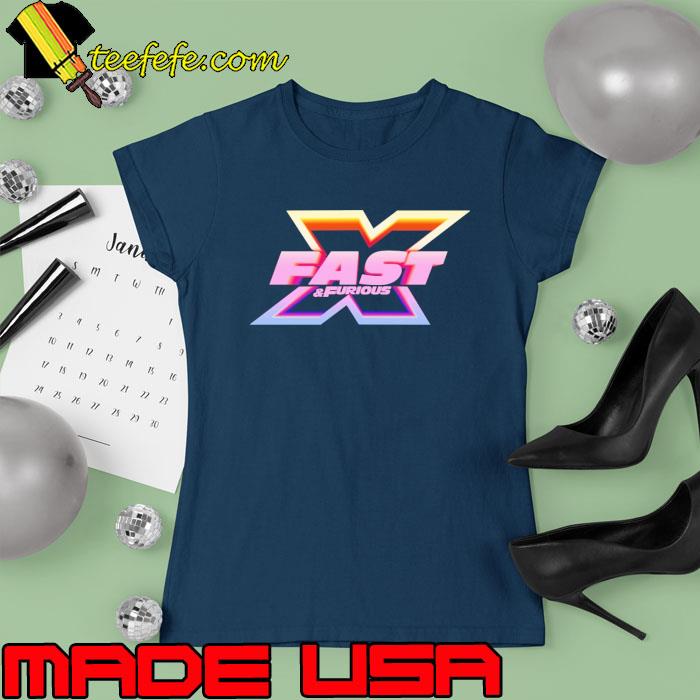 Fast and Furious X Logo Colors s Ladies tee Fast and Furious X Logo Colors s Ladies tee