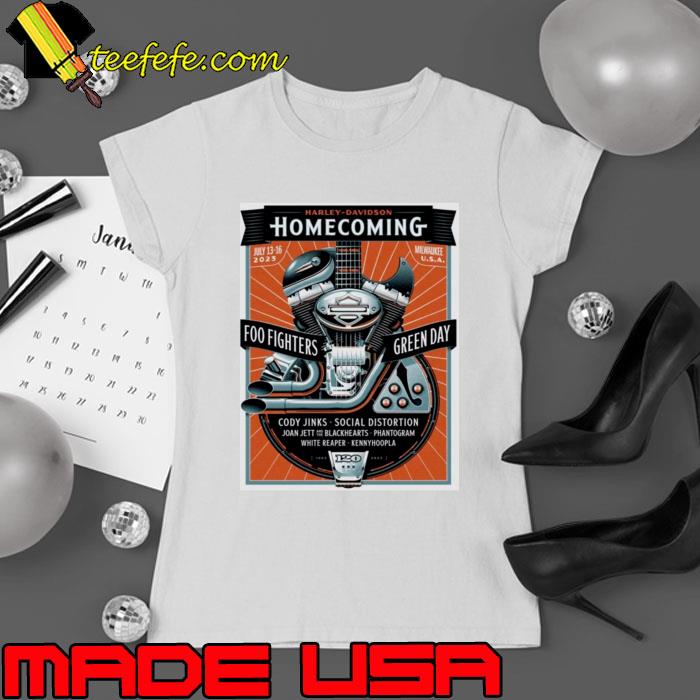 Foo Fighters Green Day Cody JInks Social Distortion concert T-Shirt Ladies tee Foo Fighters Green Day Cody JInks Social Distortion concert T-Shirt Ladies tee