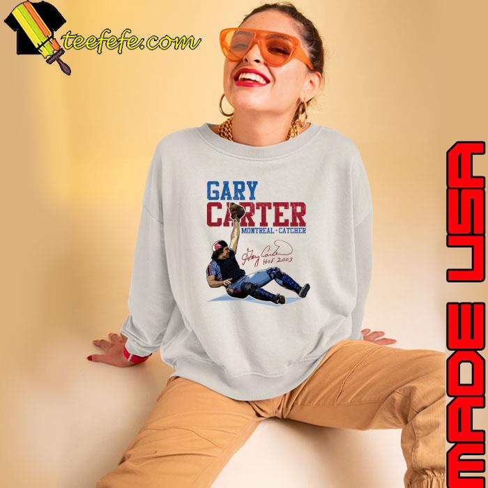 Gary Carter Stance Montreal Catcher 2003 signature T-Shirt - Teefefe  Premium ™ LLC