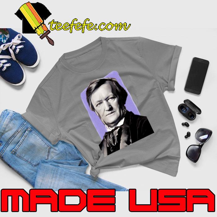 German Composer Richard Wagner illustration T-Shirt Unisex German Composer Richard Wagner illustration T-Shirt Unisex