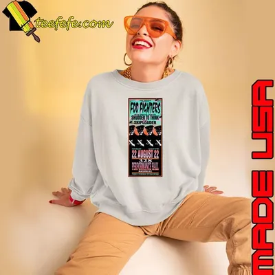 Go West Foo Fighters With Special Shudder To Think Skiploader concert tour T-Shirt